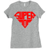 super mom 1 png Ladies Fitted T-Shirt