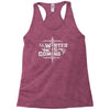 winter is coming Racerback Tank