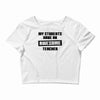 my students have an awesome teacher Crop Top