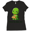 ninja diet (green) Ladies Fitted T-Shirt