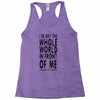 official t shirt red sleeping with sirens whole world lyrics all sizes Racerback Tank