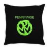 new pennywise Throw Pillow