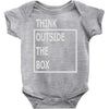 think outside the box Baby Onesie