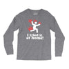 i tried it at home! funny Long Sleeve Shirts