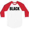 black 3/4 Sleeve Shirt