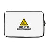 keep out of direct sunlight Laptop sleeve