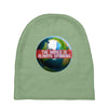 the world is always spinnin Baby Beanies