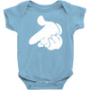 mouse hands ym Baby Onesie