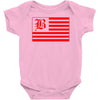 b red Baby Onesie
