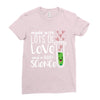Made With Lots Of Love And a Little Science Ladies Fitted T-Shirt