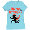 merry krampus Ladies Fitted T-Shirt