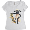 shaun the skater Women's Triblend Scoop T-shirt