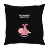 Estimated Delivery September Baby Girl Throw Pillow