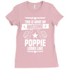 Awesome Poppie Looks Like Ladies Fitted T-Shirt