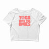 yoga with the omies Crop Top