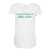homophones are gay Maternity Scoop Neck T-shirt