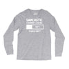 sarcastic comment loading please wait funny cool humour Long Sleeve Shirts