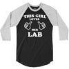 this girl loves her lab 3/4 Sleeve Shirt