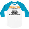 February Girl Hated By Many 3/4 Sleeve Shirt
