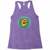 angry goldfish cartoon Racerback Tank