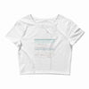 linear landscape Crop Top