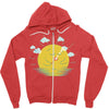 partly cloudy Zipper Hoodie