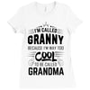 I Am Called Granny... Ladies Fitted T-Shirt