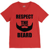 respect the beard V-Neck Tee