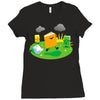 no jacket required Ladies Fitted T-Shirt