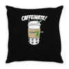 caffeinate! Throw Pillow