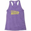 retro back to the future Racerback Tank