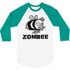 zombie bee 3/4 Sleeve Shirt