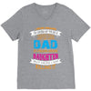 Super Cool Dad Of A Freaking Awesome Daughter V-Neck Tee