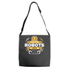 vote robots Adjustable Strap Totes