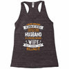Super Cool Husband Of A Freaking Awesome Wife Racerback Tank