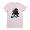 alien eats alien Ladies Fitted T-Shirt