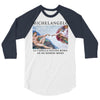 Michelangelo Creation of Adam 3/4 Sleeve Shirt