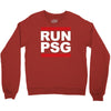 run psg paris st germain fotbal Crewneck Sweatshirt