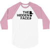 the hidden face 3/4 Sleeve Shirt