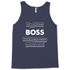 argument invalid boss Tank Top