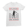 floss like a boss Ladies Fitted T-Shirt