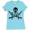 pi rate pirate Ladies Fitted T-Shirt