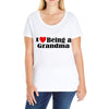 i love being a grandma Ladies Curvy T-Shirt