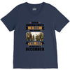 Never Underestimate A Man Who Watches The 100 And Was Born in December V-Neck Tee