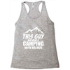 Camper Couple Man White Racerback Tank