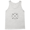 Compass Whit Circle Tank Top