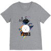 who loves poodle V-Neck Tee
