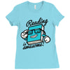 reading is awesome Ladies Fitted T-Shirt