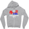 happy independence day the united states Zipper Hoodie