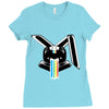 Killerbunny2007 Rainbow Overflow Ladies Fitted T-Shirt